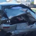 Choque en la General Paz: un auto averiado fue embestido y dejó siete heridos, uno grave