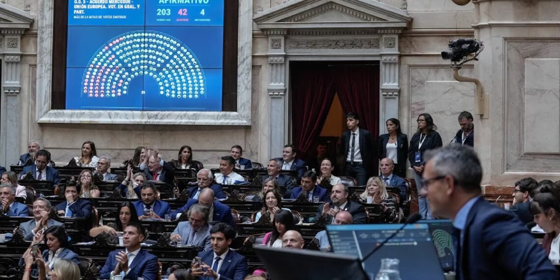 Diputados ratificó el acuerdo Mercosur-UE con respaldo de varios bloques, incluido el peronismo