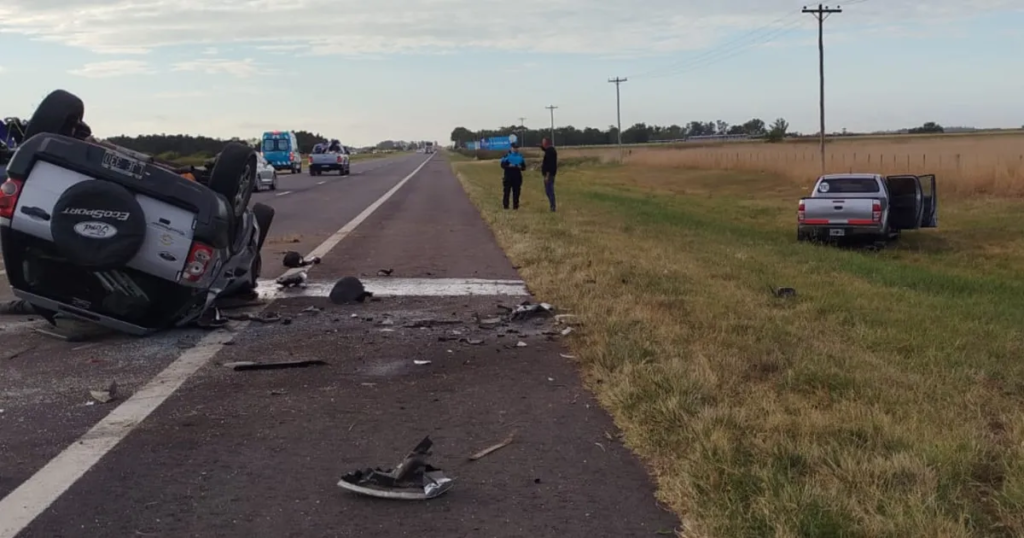 Tragedia en Ruta 2: un joven ha muerto en un violento choque en el inicio del fin de semana largo