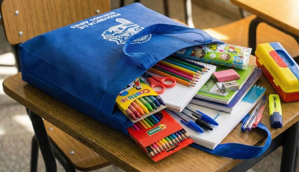 La Provincia se prepara para entregar kits escolares a familias antes del inicio de clases
