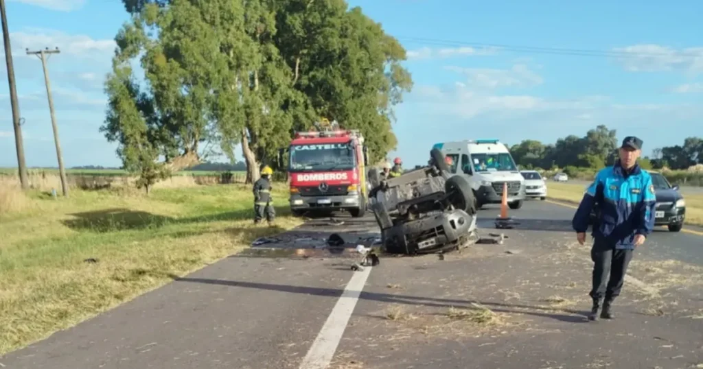 Tragedia en la Ruta 2: un joven futbolista falleció tras un brutal choque frontal