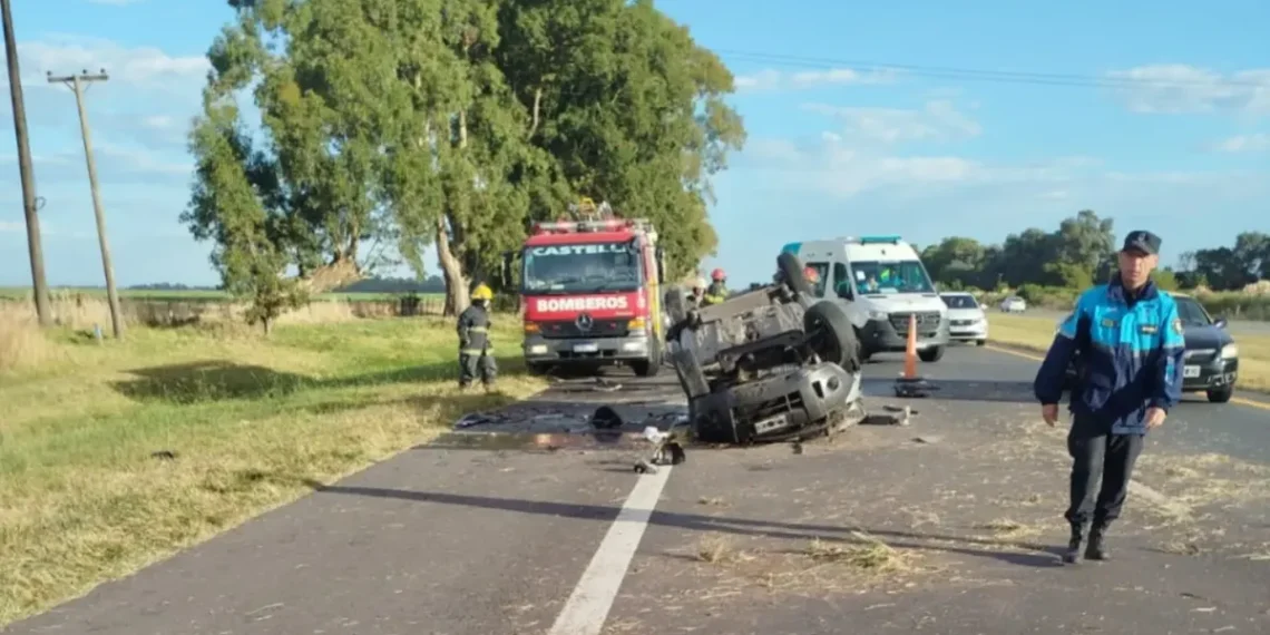 Tragedia en la Ruta 2: un joven futbolista falleció tras un brutal choque frontal