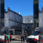 Herido un obrero tras el derrumbe de una obra en demolición en Belgrano
