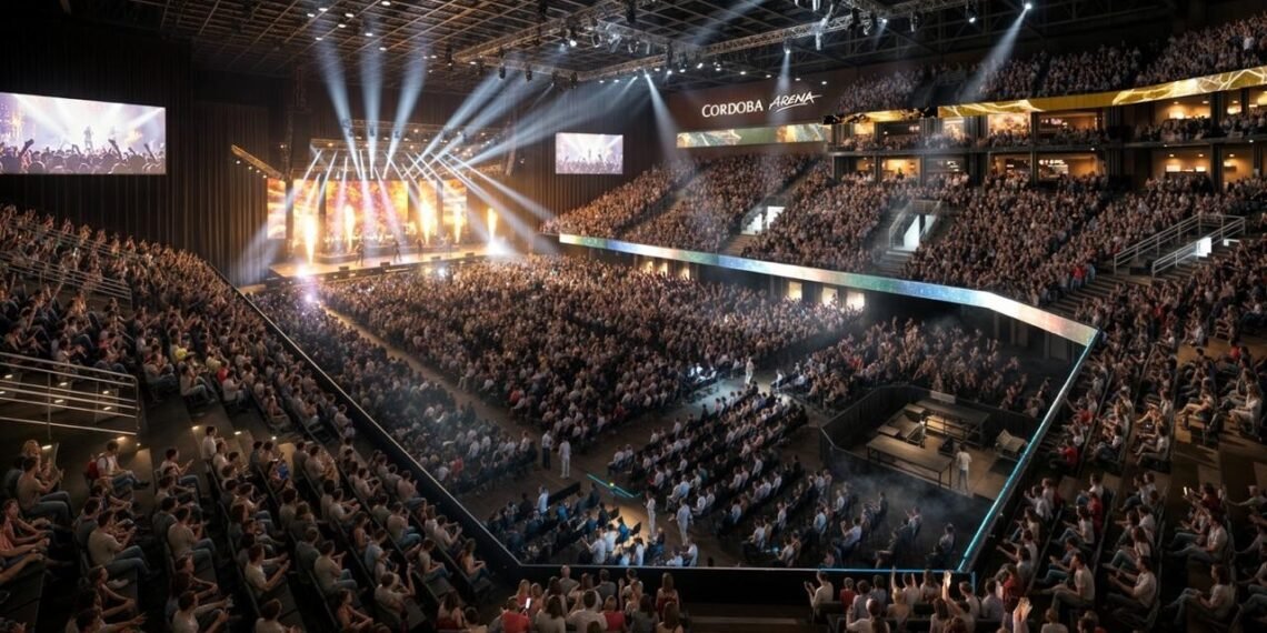 Córdoba se prepara para estrenar su primera Arena Internacional de entretenimiento y eventos