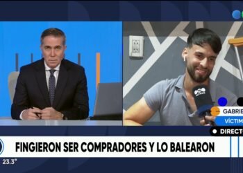 Le dispararon a un influencer de celulares en Barracas: el momento quedó grabado