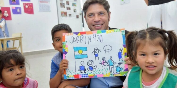 Kicillof anunció la educación inicial obligatoria para niños de 3 años en la Provincia de Buenos Aires desde 2027