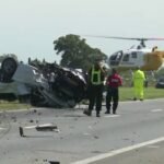 Tragedia en la autopista Rosario-Santa Fe: dos muertos en choque entre colectivo y camioneta
