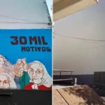 Indignación en Mar del Plata por vandalismo a mural que homenajea a los 30 mil desaparecidos