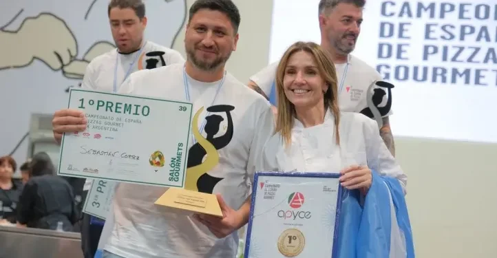 Pizzería 611 de Avellaneda brilló en el Campeonato Español de Pizzas Gourmet