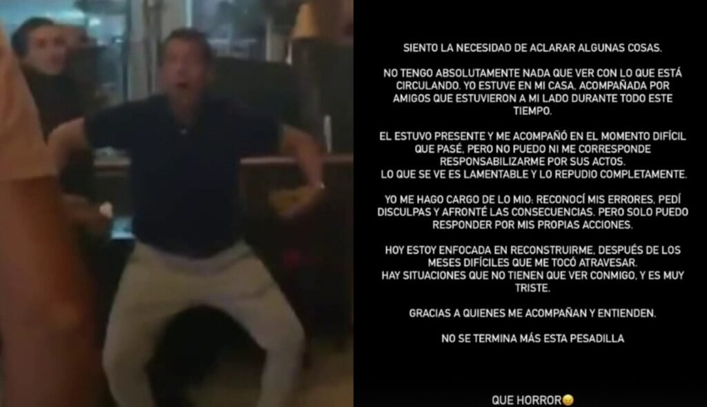 Agostina Páez repudia el video de su papá y asegura: "No puedo responsabilizarme"