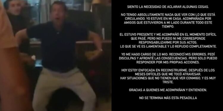 Agostina Páez repudia el video de su papá y asegura: "No puedo responsabilizarme"