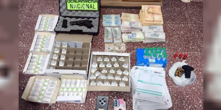 Desarticulan banda que traficaba fentanilo, propofol y ketamina entre Chubut y Entre Ríos