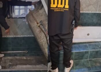 San Martín: detuvieron a sospechoso de entraderas escondido debajo de un jacuzzi