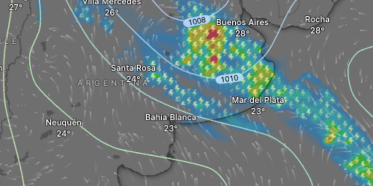 Fuerte alerta por tormentas en la Ciudad y la Provincia de Buenos Aires este miércoles