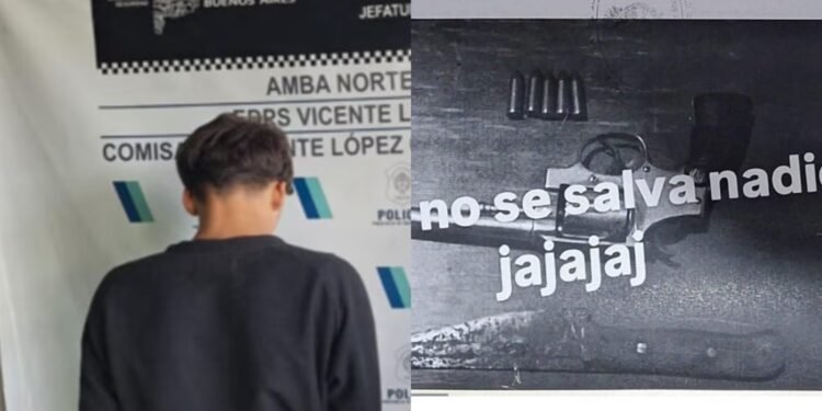 Detuvieron en Carapachay a un adolescente que amenazó con un tiroteo escolar en redes