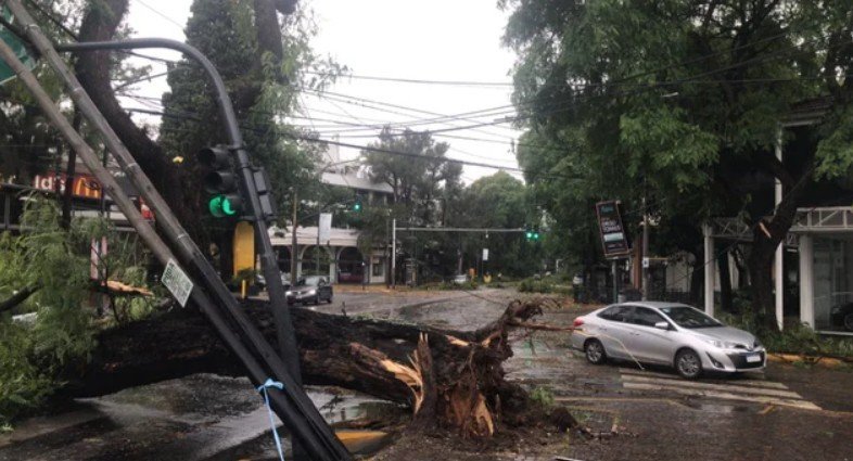 Temporal desata caos en el AMBA: calles anegadas y más de 16.000 hogares sin luz