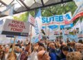 SUTEBA se moviliza por más recursos y exige la devolución del FONID en Buenos Aires
